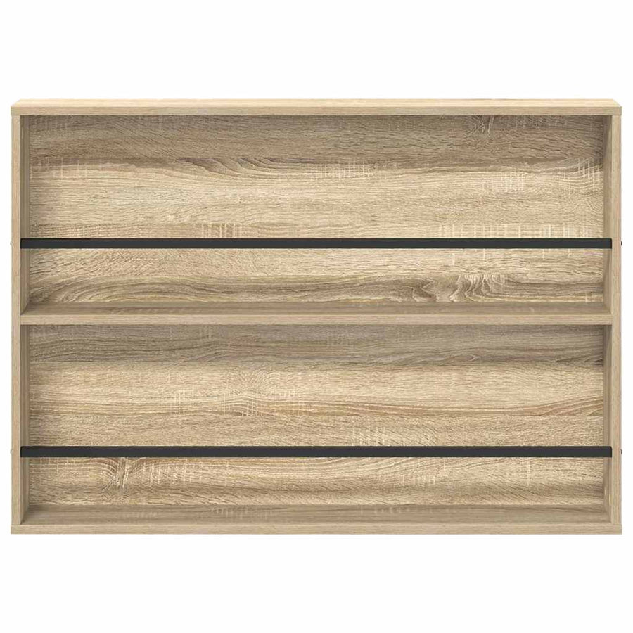 Tijdschrift Rek Bewerkt Hout 1 100 x 12 x 70 cm Sonoma eiken