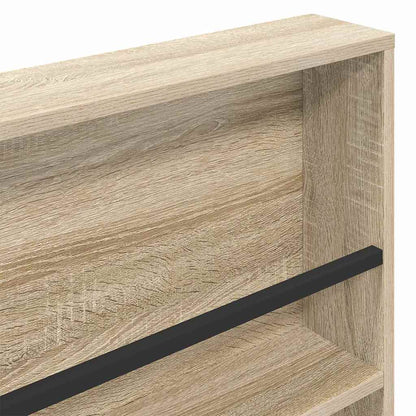 Tijdschrift Rek Met Plank 2 Pcs 100 x 12 x 70 cm Sonoma eiken