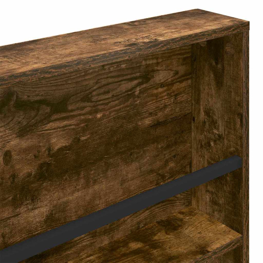 Tijdschrift Rek Bewerkt Hout 1 100 x 12 x 70 cm Gerookt eiken