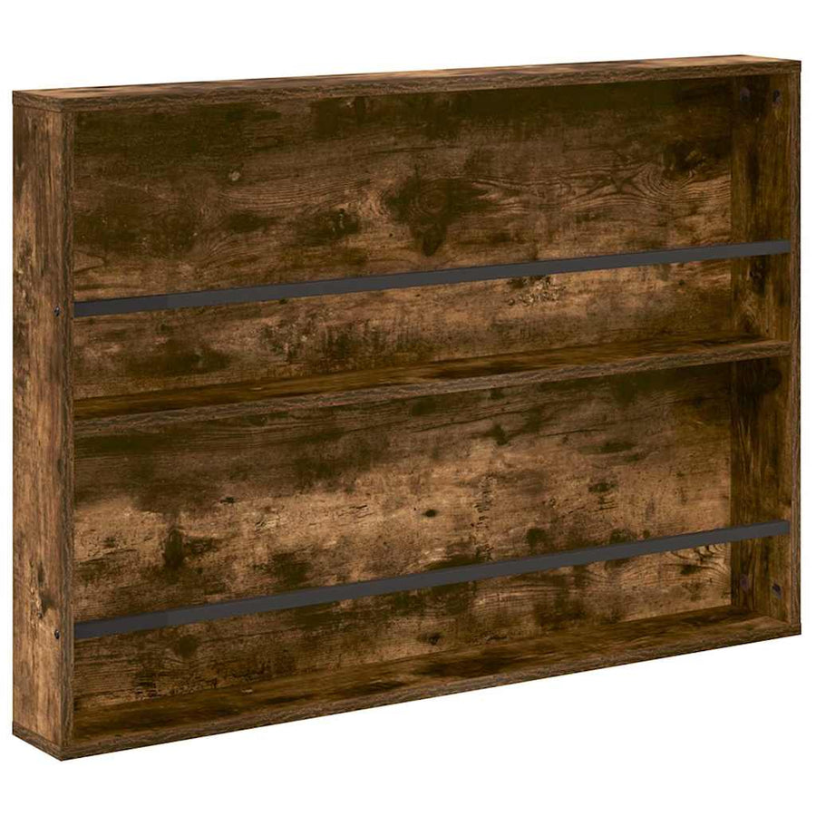 Tijdschrift Rek Bewerkt Hout 1 100 x 12 x 70 cm Gerookt eiken