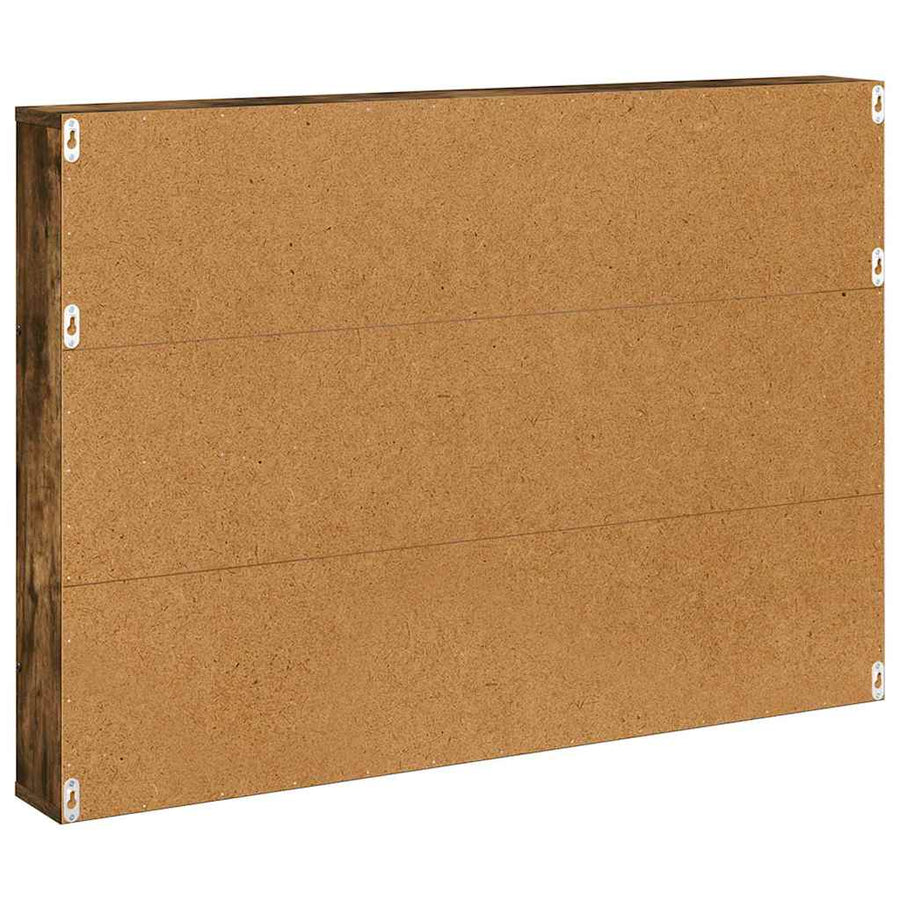 Tijdschrift Rek Bewerkt Hout 1 100 x 12 x 70 cm Gerookt eiken