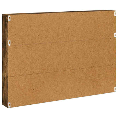 Tijdschrift Rek Met Plank 2 Pcs 100 x 12 x 70 cm Gerookt eiken
