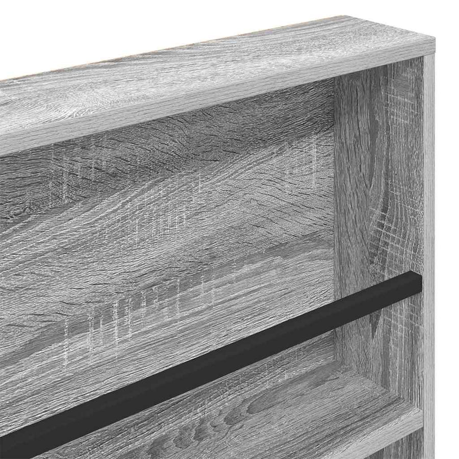 Tijdschrift Rek Bewerkt Hout 1 100 x 12 x 70 cm Grijs sonoma