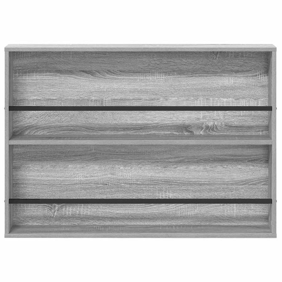 Tijdschrift Rek Bewerkt Hout 1 100 x 12 x 70 cm Grijs sonoma