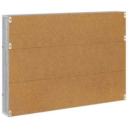 Tijdschrift Rek Met Plank 2 Pcs 100 x 12 x 70 cm Grijs sonoma