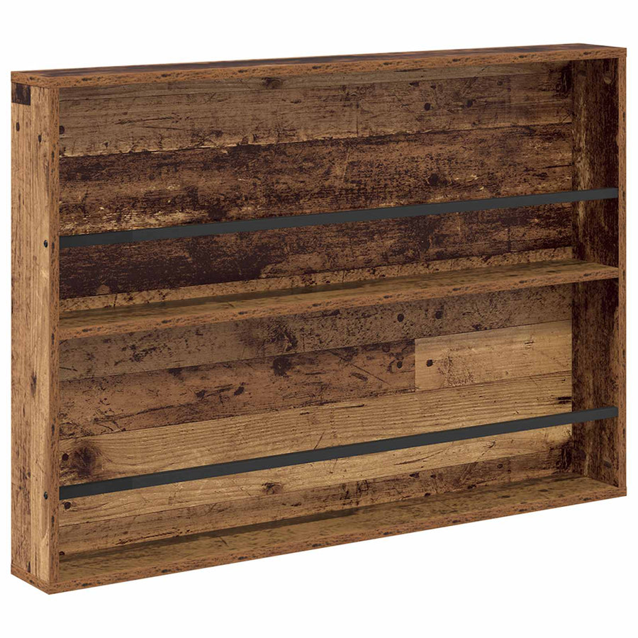 Tijdschrift Rek Met Plank Oudhout Bewerkt Hout 1 100 x 12 x 70 cm Oud hout