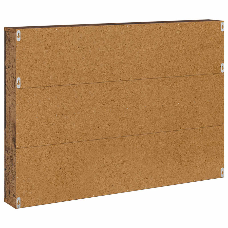 Tijdschrift Rek Met Plank Oudhout Bewerkt Hout 1 100 x 12 x 70 cm Oud hout