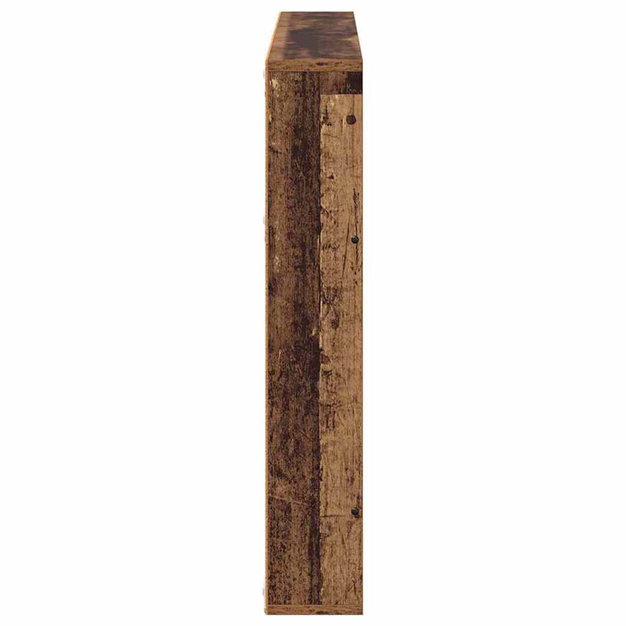 Tijdschrift Rek 2 Pcs Oudhout Bewerkt Hout 100 x 12 x 70 cm Oud hout