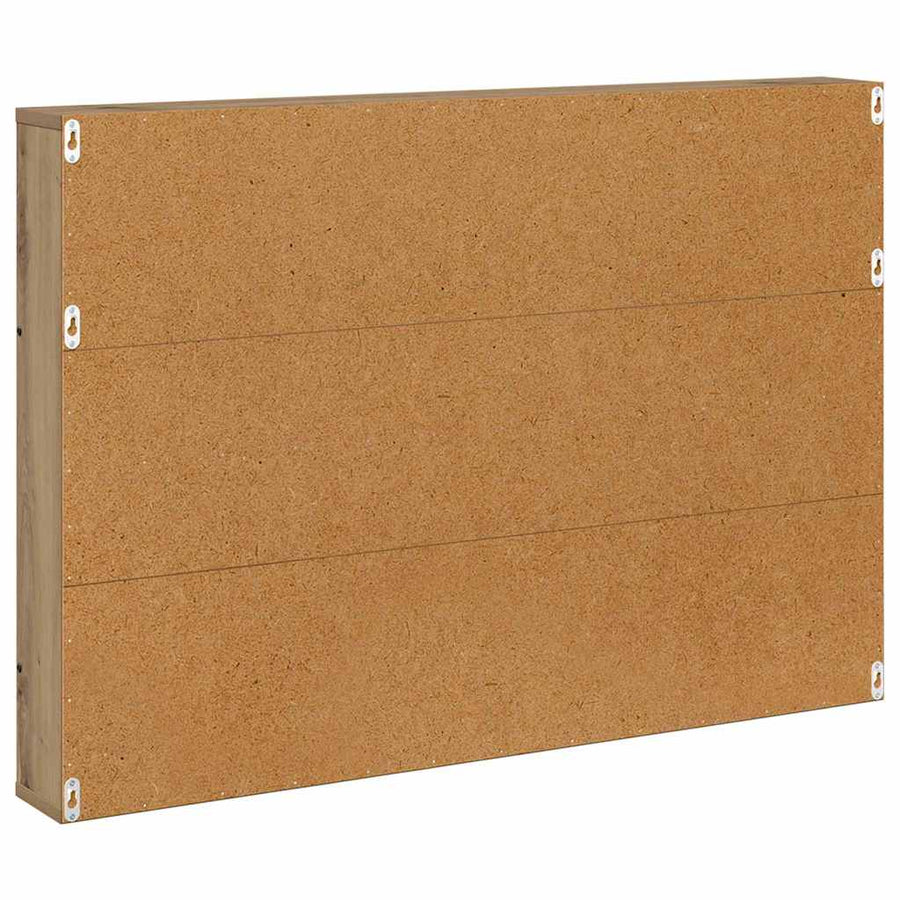 Tijdschrift Rek Artisan Eiken Bewerkt Hout 1 100 x 12 x 70 cm artisanaal eikenkleurig