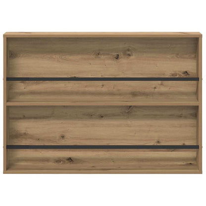 Tijdschrift Rek Artisan Eiken Bewerkt Hout 1 100 x 12 x 70 cm artisanaal eikenkleurig