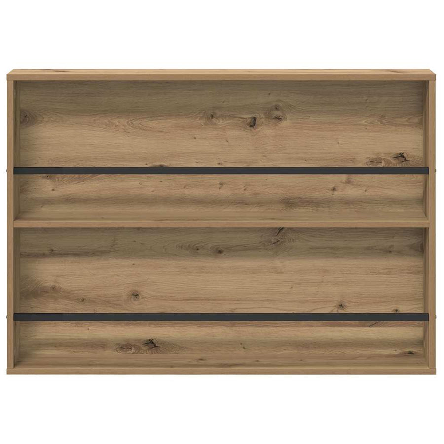 Tijdschrift Rek Artisan Eiken Bewerkt Hout 1 100 x 12 x 70 cm artisanaal eikenkleurig