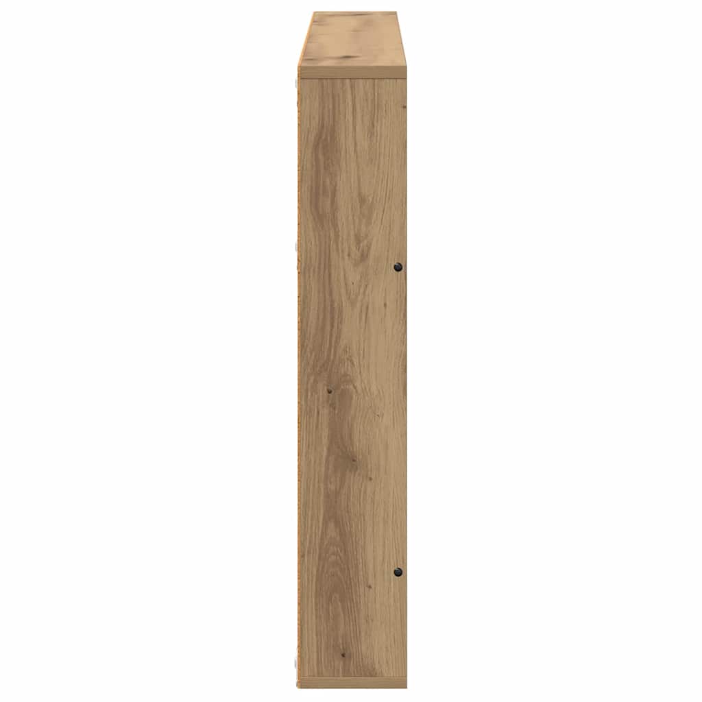 Tijdschrift Rek Artisan Eiken Bewerkt Hout 1 100 x 12 x 70 cm artisanaal eikenkleurig
