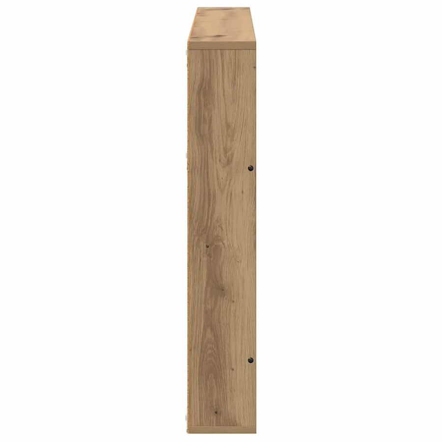 Tijdschrift Rek Artisan Eiken Bewerkt Hout 1 100 x 12 x 70 cm artisanaal eikenkleurig