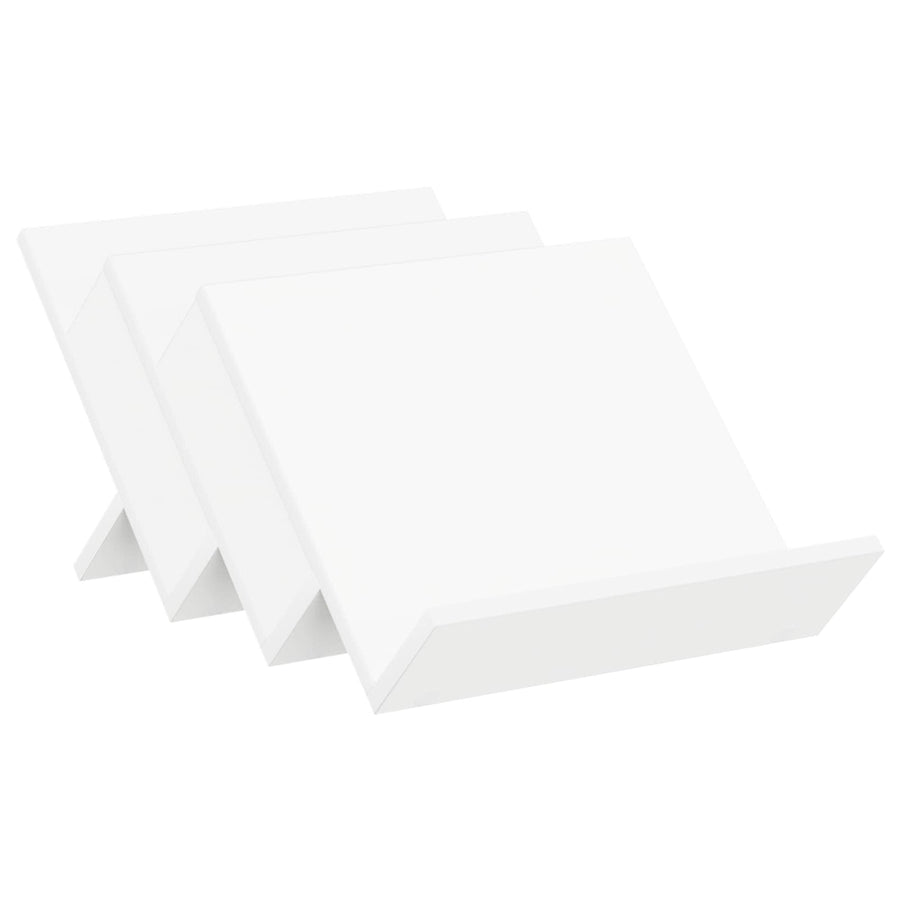 Bijzetkast Met Plank 57,5 X 40 X 42 Cm Bewerkt Hout 40 x 53 x 28,5 cm Wit