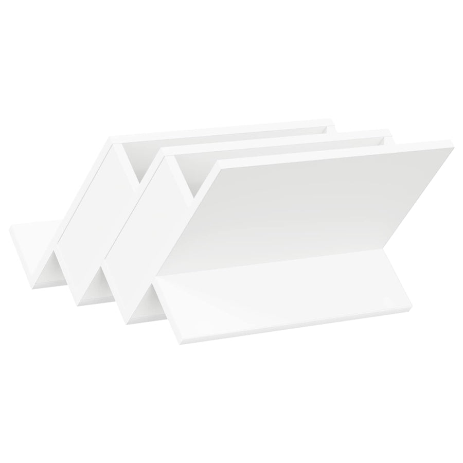 Bijzetkast Met Plank 57,5 X 40 X 42 Cm Bewerkt Hout 40 x 53 x 28,5 cm Wit
