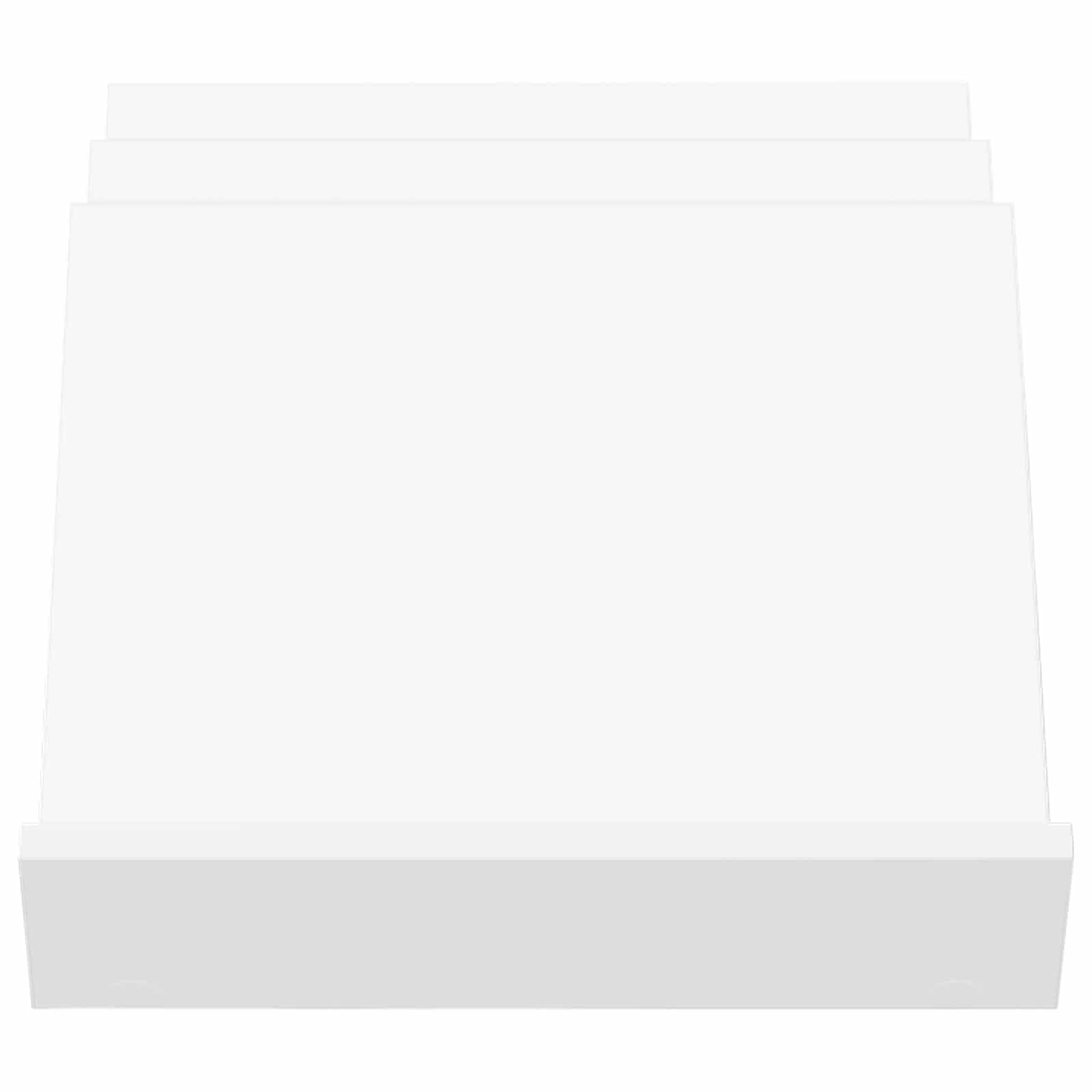 Bijzetkast Met Plank 57,5 X 40 X 42 Cm Bewerkt Hout 40 x 53 x 28,5 cm Wit
