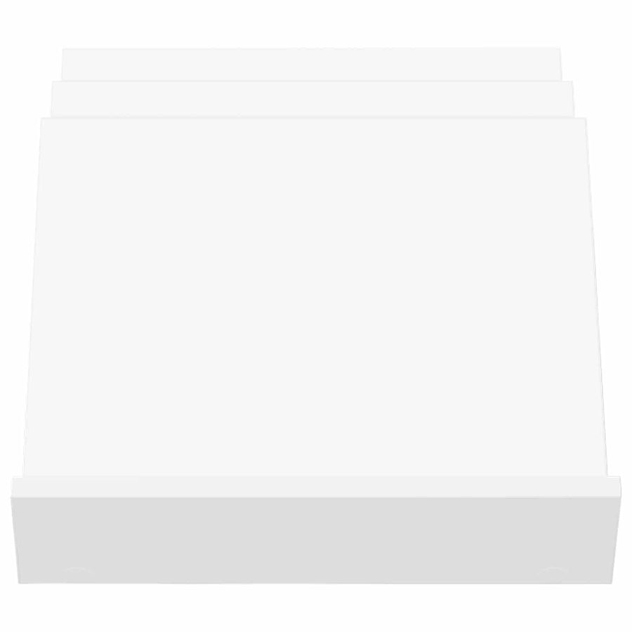 Bijzetkast Met Plank 57,5 X 40 X 42 Cm Bewerkt Hout 40 x 53 x 28,5 cm Wit