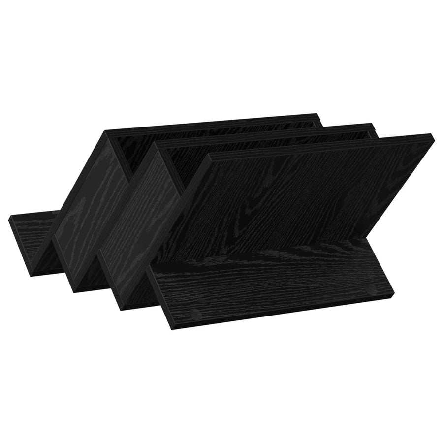 Bijzetkast Met Plank 57,5 X 40 X 42 Cm Bewerkt Hout 40 x 53 x 28,5 cm Zwart eiken
