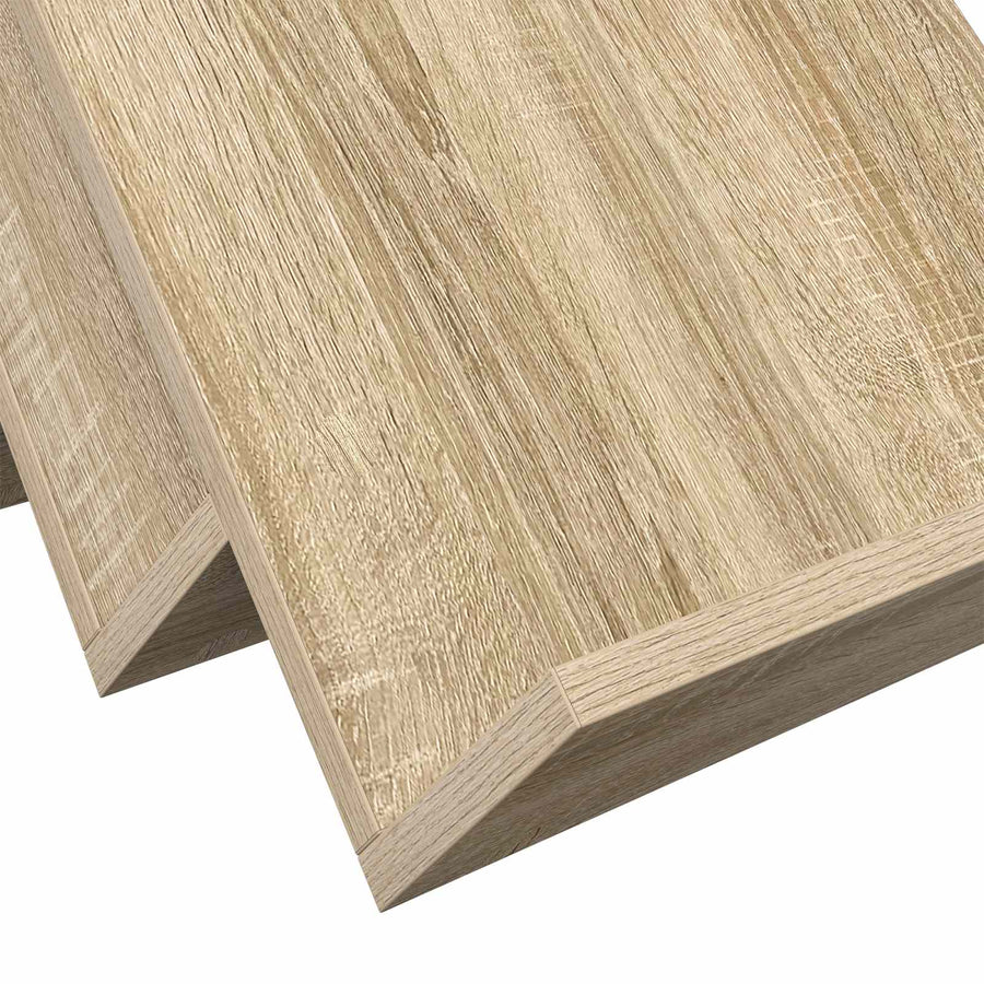 Bijzetkast 57,5 X 40 X 42 Cm Bewerkt Hout 40 x 53 x 28,5 cm Sonoma eiken