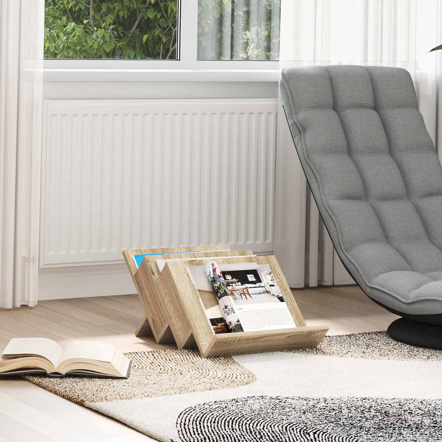 Bijzetkast 57,5 X 40 X 42 Cm Bewerkt Hout 40 x 53 x 28,5 cm Sonoma eiken