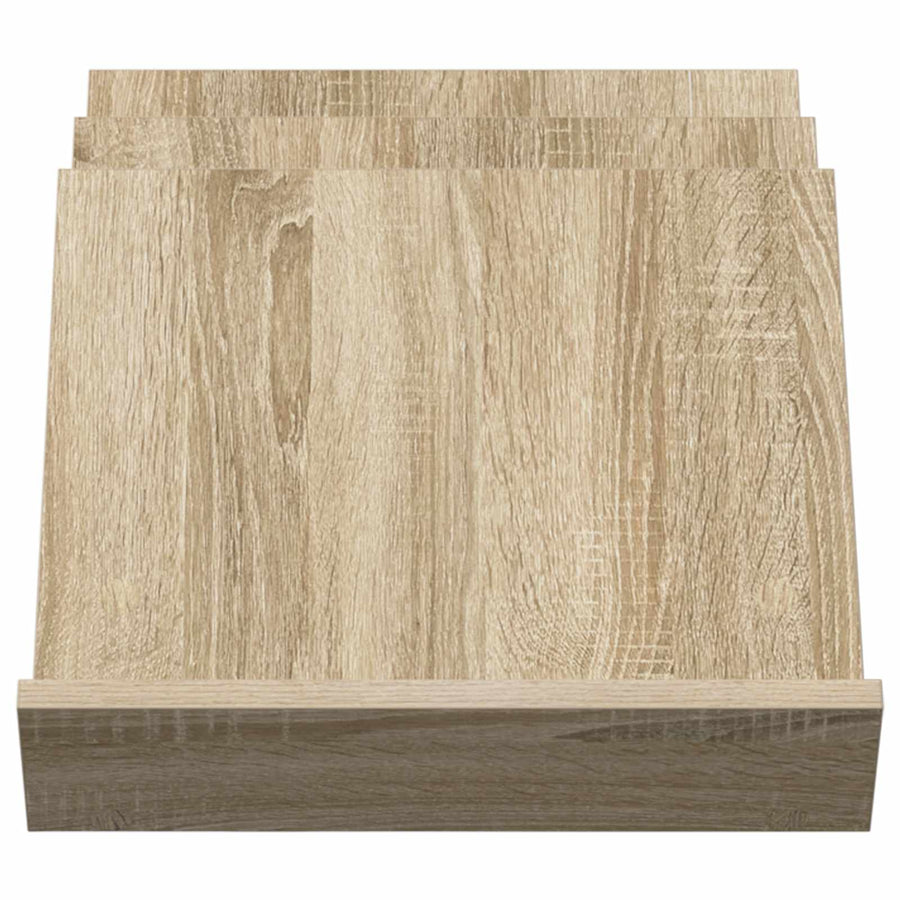Bijzetkast 57,5 X 40 X 42 Cm Bewerkt Hout 40 x 53 x 28,5 cm Sonoma eiken