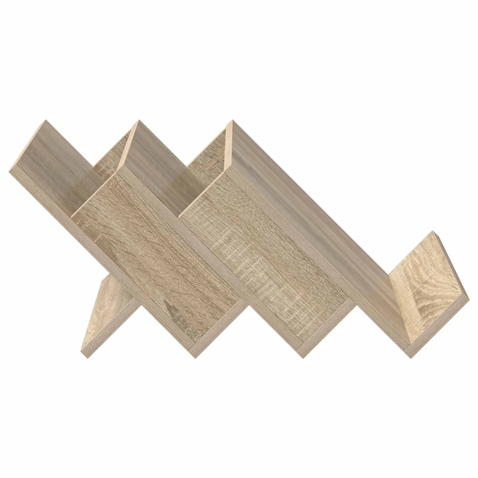 Bijzetkast 57,5 X 40 X 42 Cm Bewerkt Hout 40 x 53 x 28,5 cm Sonoma eiken