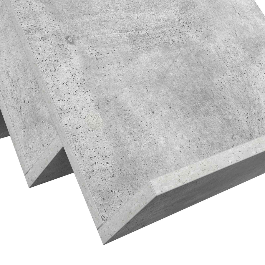 Bijzetkast Met Plank Beton Grijs 57,5 X 40 X 42 Cm Bewerkt Hout 40 x 53 x 28,5 cm Betongrijs