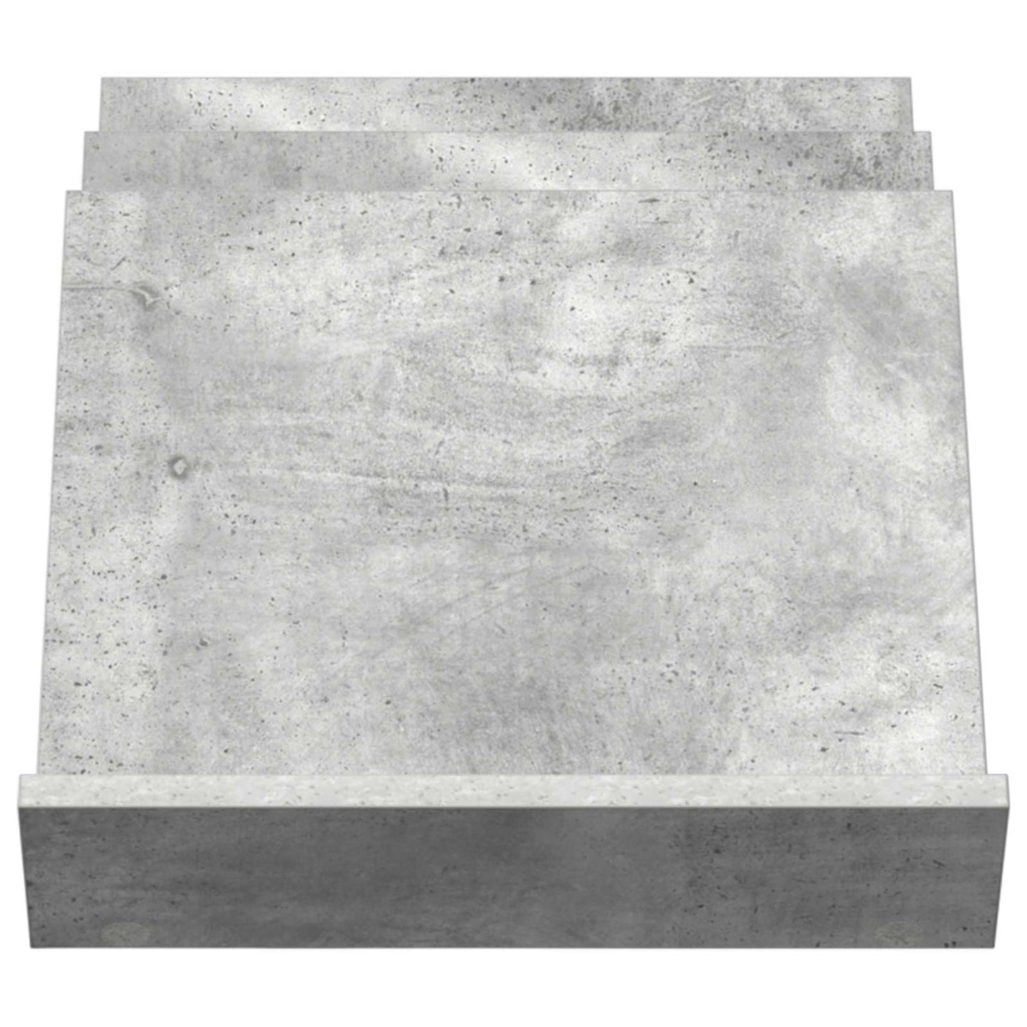 Bijzetkast Met Plank Beton Grijs 57,5 X 40 X 42 Cm Bewerkt Hout 40 x 53 x 28,5 cm Betongrijs