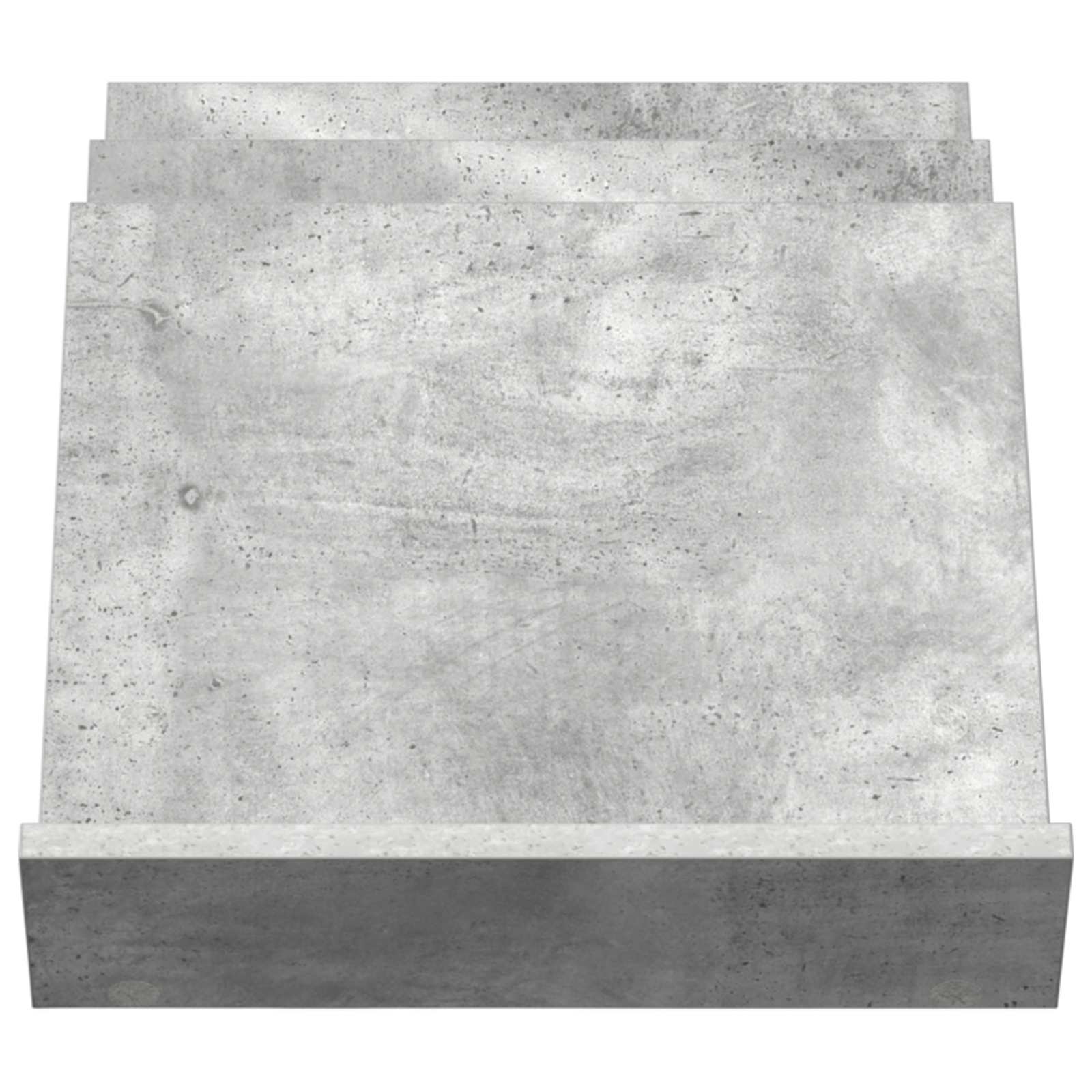 Bijzetkast Met Plank Beton Grijs 57,5 X 40 X 42 Cm Bewerkt Hout 40 x 53 x 28,5 cm Betongrijs