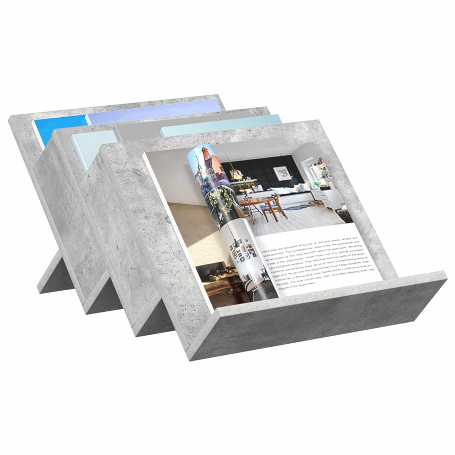 Bijzetkast Met Plank Beton Grijs 57,5 X 40 X 42 Cm Bewerkt Hout 40 x 53 x 28,5 cm Betongrijs