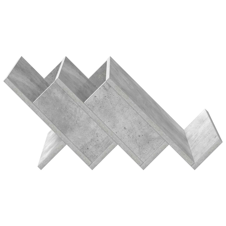 Bijzetkast Met Plank Beton Grijs 57,5 X 40 X 42 Cm Bewerkt Hout 40 x 53 x 28,5 cm Betongrijs