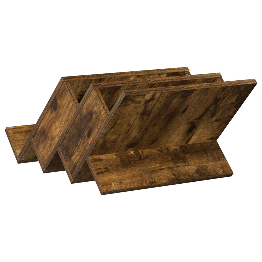 Bijzetkast 57,5 X 40 X 42 Cm Bewerkt Hout 40 x 53 x 28,5 cm Gerookt eiken