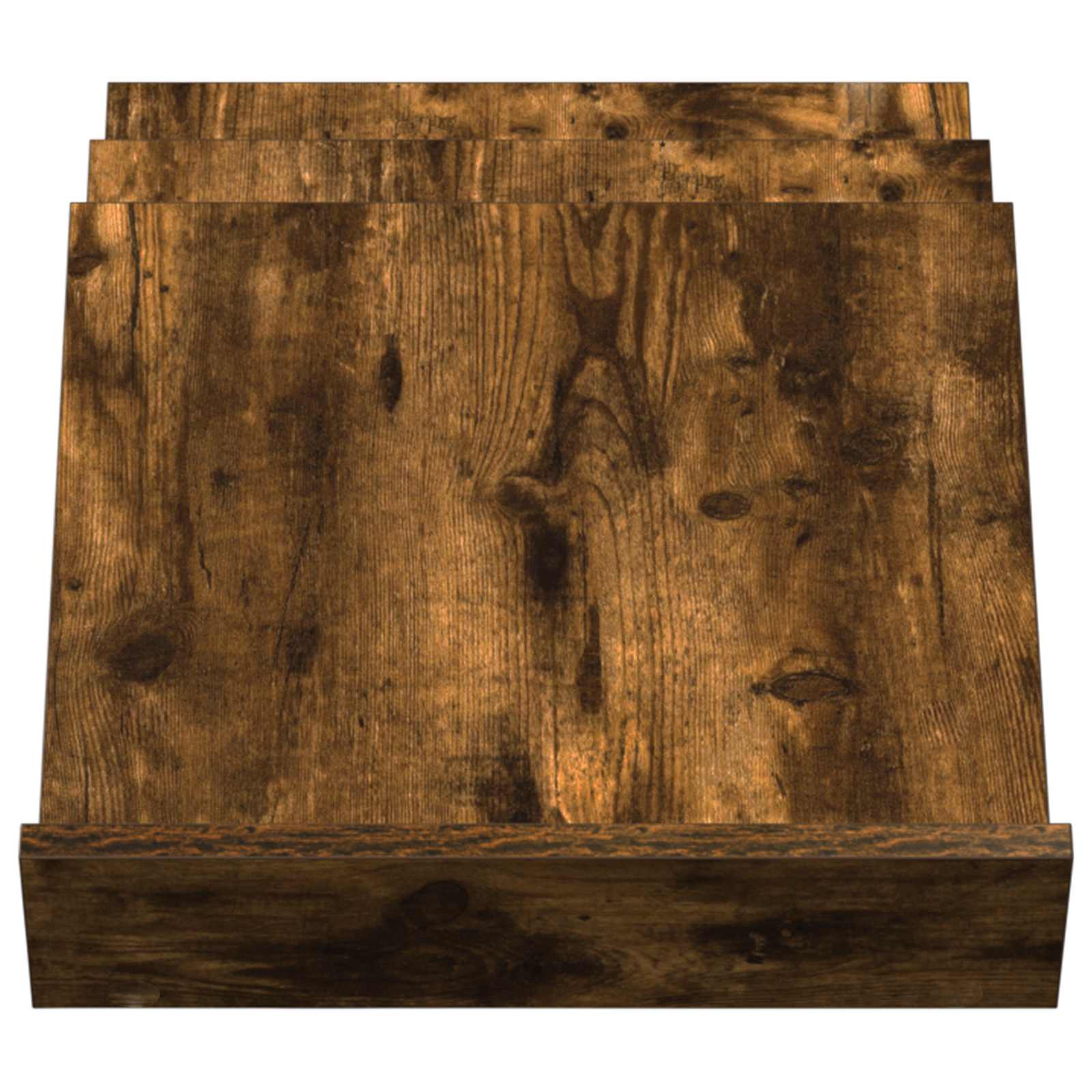 Bijzetkast 57,5 X 40 X 42 Cm Bewerkt Hout 40 x 53 x 28,5 cm Gerookt eiken