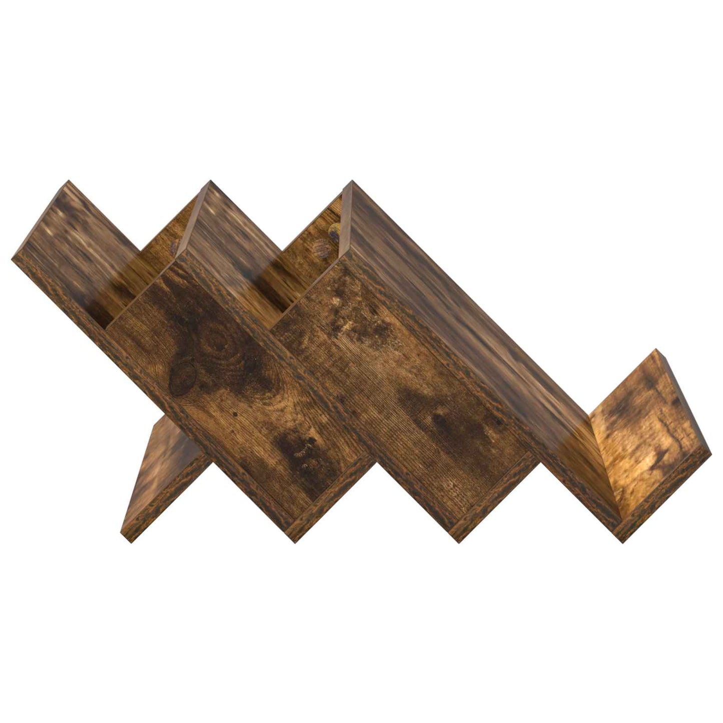 Bijzetkast 57,5 X 40 X 42 Cm Bewerkt Hout 40 x 53 x 28,5 cm Gerookt eiken