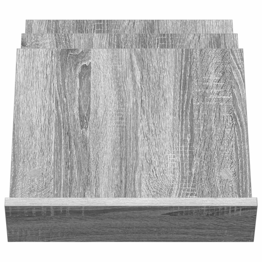 Bijzetkast 57,5 X 40 X 42 Cm Bewerkt Hout 40 x 53 x 28,5 cm Grijs sonoma