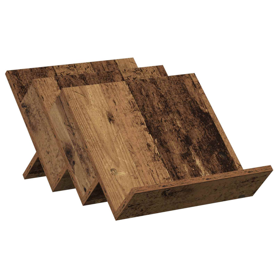 Bijzetkast Met Plank Oudhout 57,5 X 40 X 42 Cm Bewerkt Hout 40 x 53 x 28,5 cm Oud hout