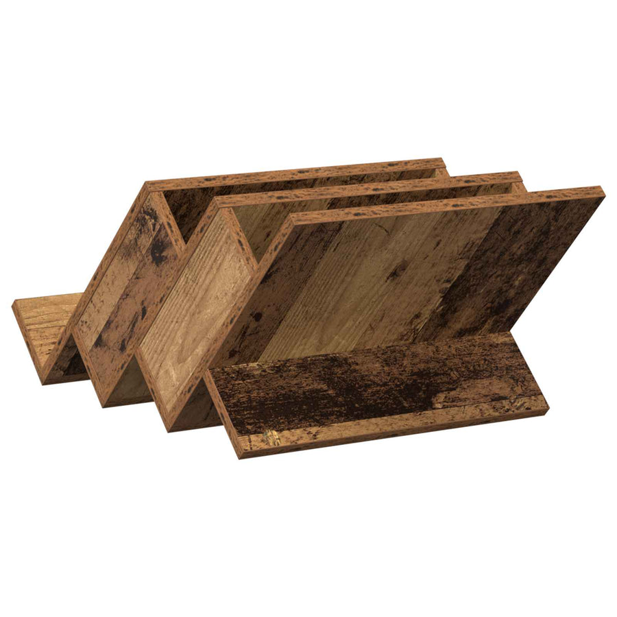 Bijzetkast Met Plank Oudhout 57,5 X 40 X 42 Cm Bewerkt Hout 40 x 53 x 28,5 cm Oud hout
