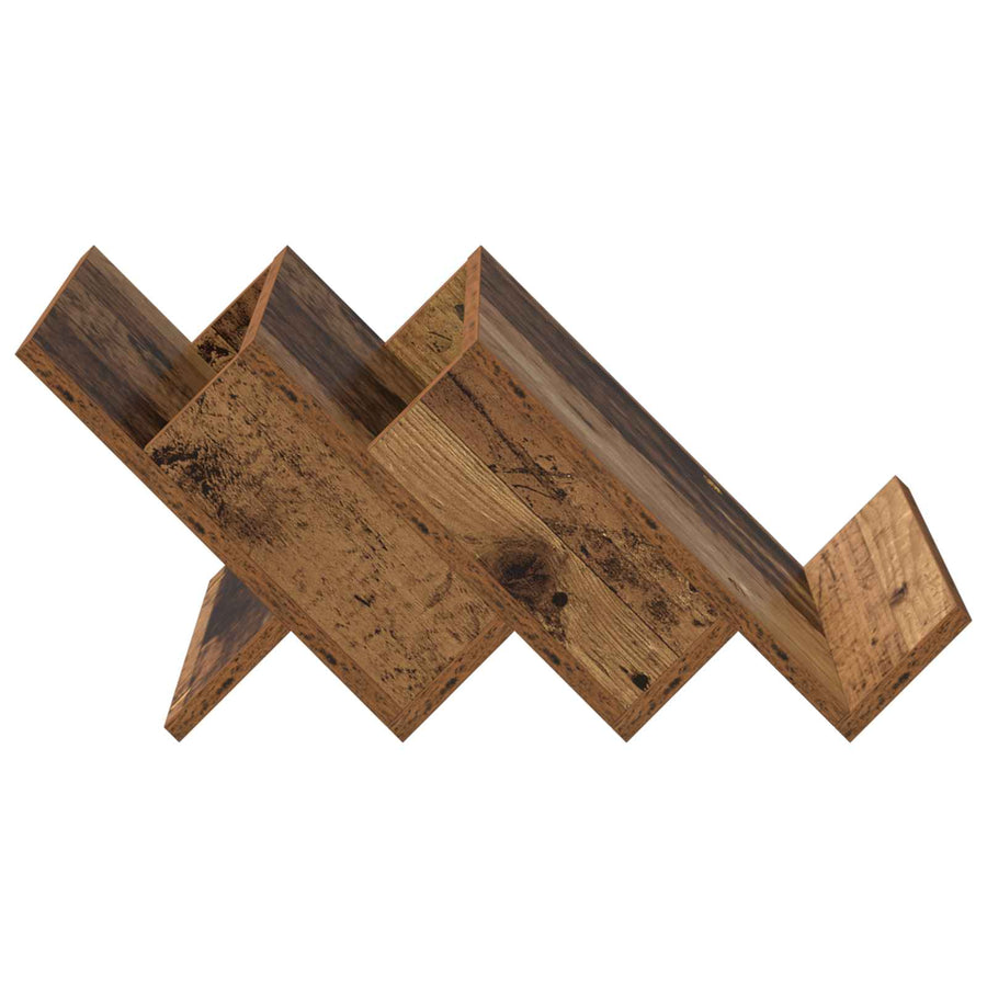 Bijzetkast Met Plank Oudhout 57,5 X 40 X 42 Cm Bewerkt Hout 40 x 53 x 28,5 cm Oud hout