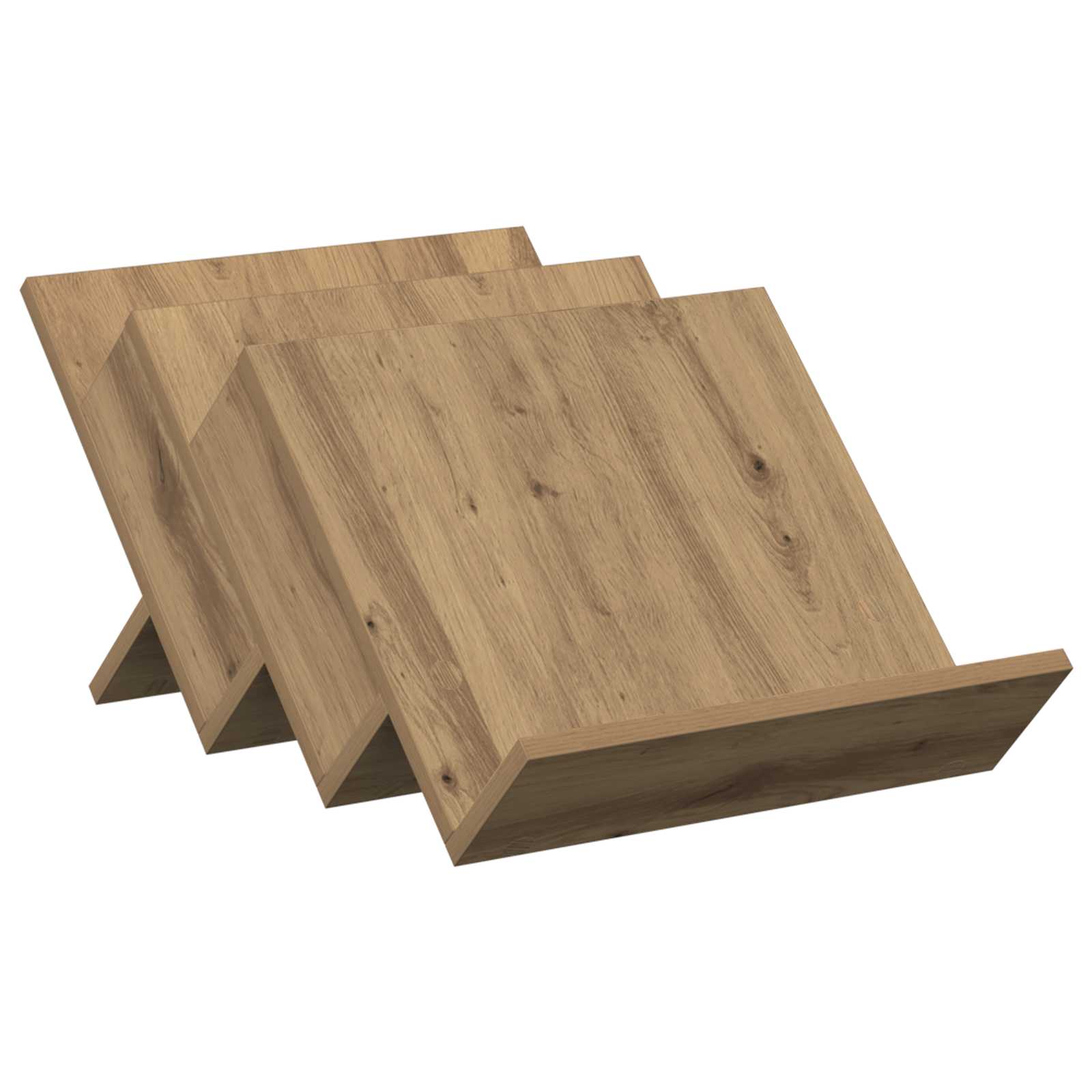 Bijzetkast Artisan Eiken 57,5 X 40 X 42 Cm Bewerkt Hout 40 x 53 x 28,5 cm artisanaal eikenkleurig