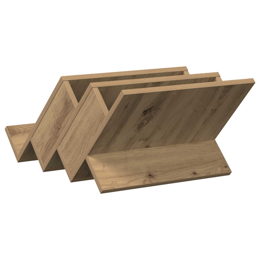 Bijzetkast Artisan Eiken 57,5 X 40 X 42 Cm Bewerkt Hout 40 x 53 x 28,5 cm artisanaal eikenkleurig