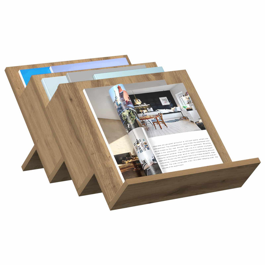 Bijzetkast Artisan Eiken 57,5 X 40 X 42 Cm Bewerkt Hout 40 x 53 x 28,5 cm artisanaal eikenkleurig