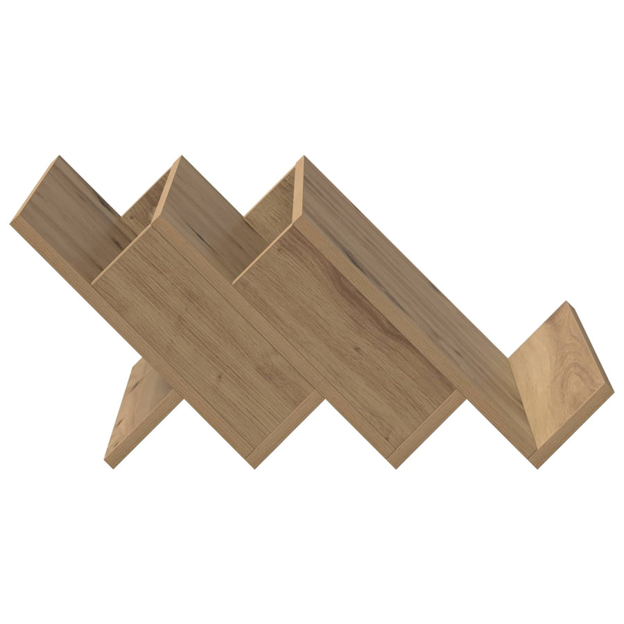 Bijzetkast Artisan Eiken 57,5 X 40 X 42 Cm Bewerkt Hout 40 x 53 x 28,5 cm artisanaal eikenkleurig