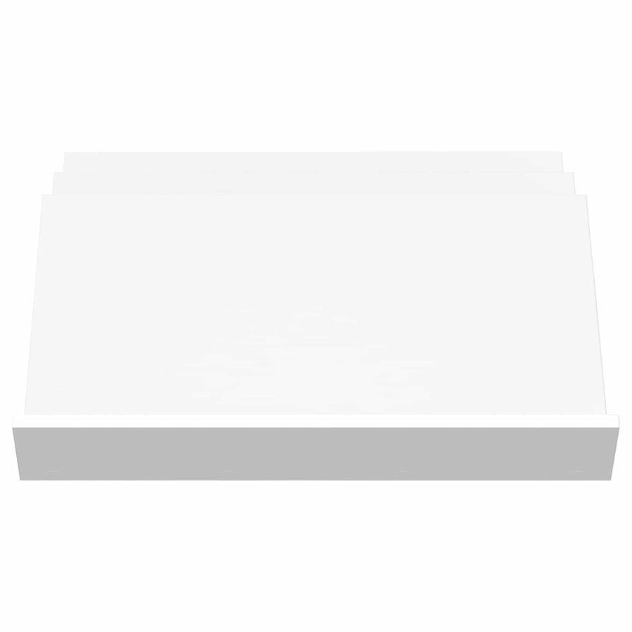Bijzetkast Met Plank 65 X 57,5 X 42 Cm Bewerkt Hout 65 x 53 x 28,5 cm Wit