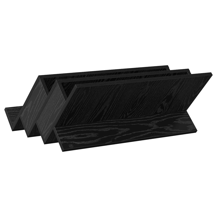 Bijzetkast Met Plank 65 X 57,5 X 42 Cm Bewerkt Hout 65 x 53 x 28,5 cm Zwart eiken