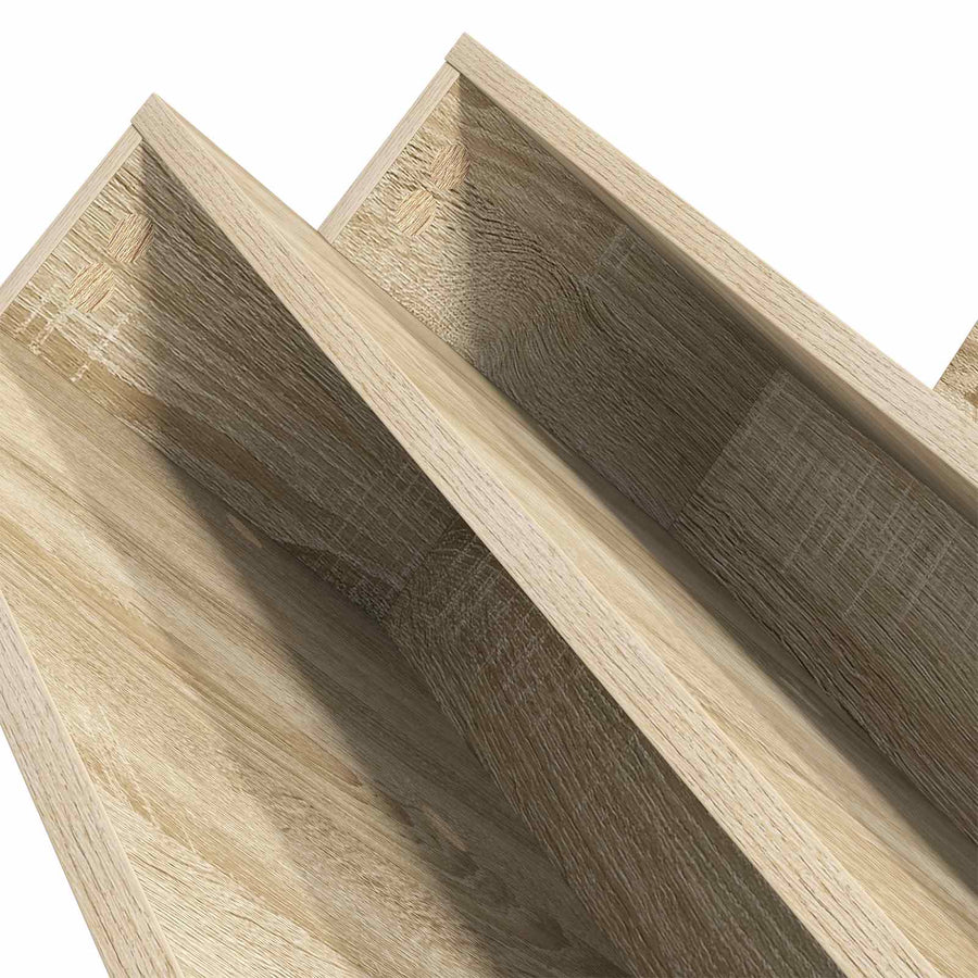 Bijzetkast 65 X 57,5 X 42 Cm Bewerkt Hout 65 x 53 x 28,5 cm Sonoma eiken