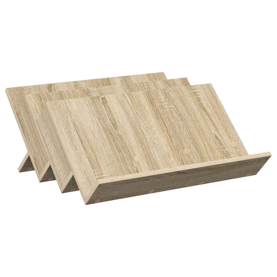 Bijzetkast 65 X 57,5 X 42 Cm Bewerkt Hout 65 x 53 x 28,5 cm Sonoma eiken