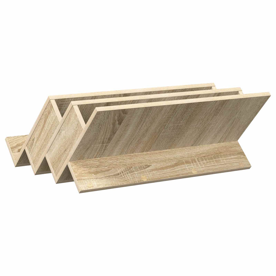 Bijzetkast 65 X 57,5 X 42 Cm Bewerkt Hout 65 x 53 x 28,5 cm Sonoma eiken