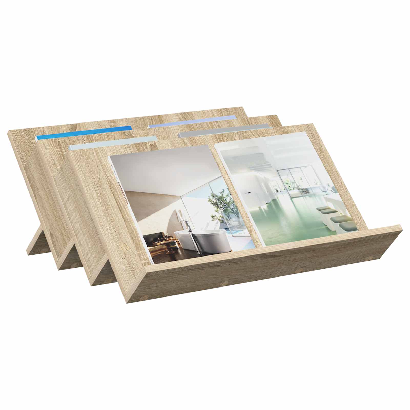 Bijzetkast 65 X 57,5 X 42 Cm Bewerkt Hout 65 x 53 x 28,5 cm Sonoma eiken