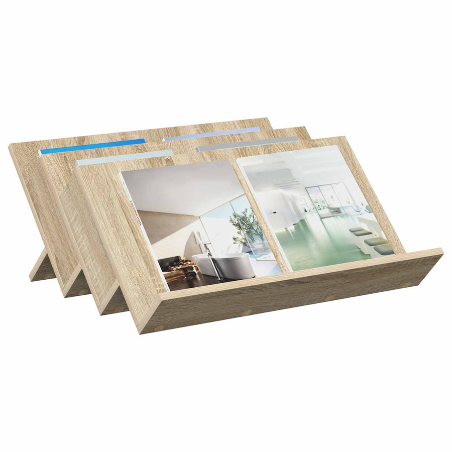 Bijzetkast 65 X 57,5 X 42 Cm Bewerkt Hout 65 x 53 x 28,5 cm Sonoma eiken