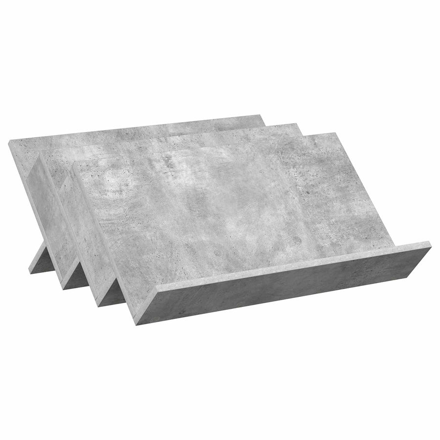 Bijzetkast Met Plank Beton Grijs 65 X 57,5 X 42 Cm Bewerkt Hout 65 x 53 x 28,5 cm Betongrijs
